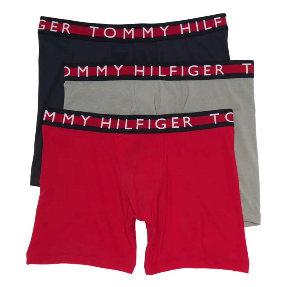 TOMMY HILFIGER Boxer Brief 3-Pack Stretch Micro Rib Slip‎ Underwear